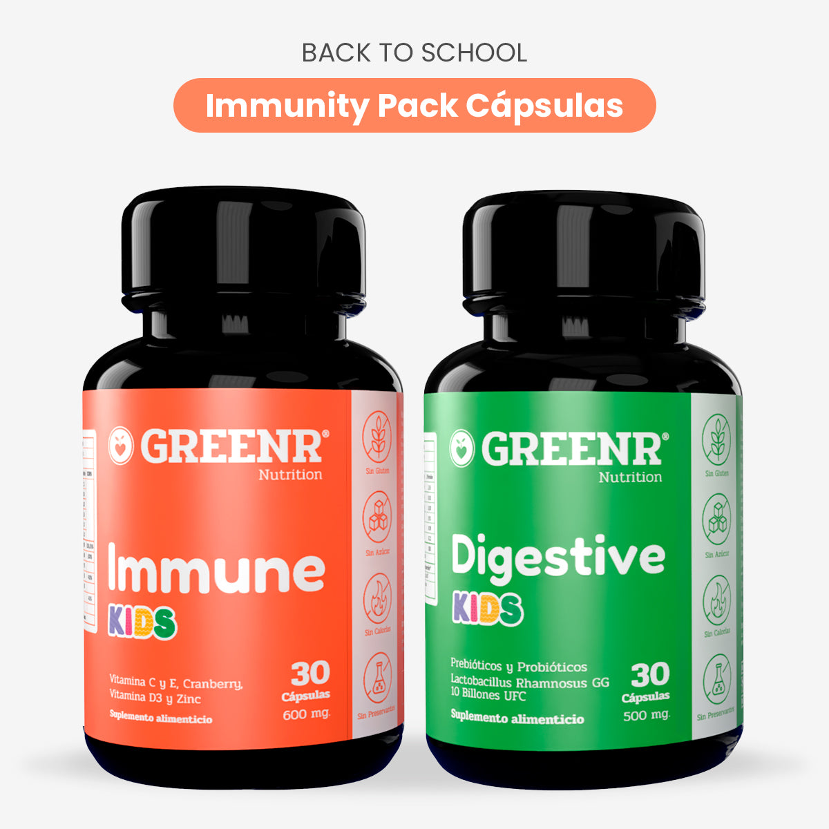 🛡 Immunity Kids Pack Cápsulas 🦠