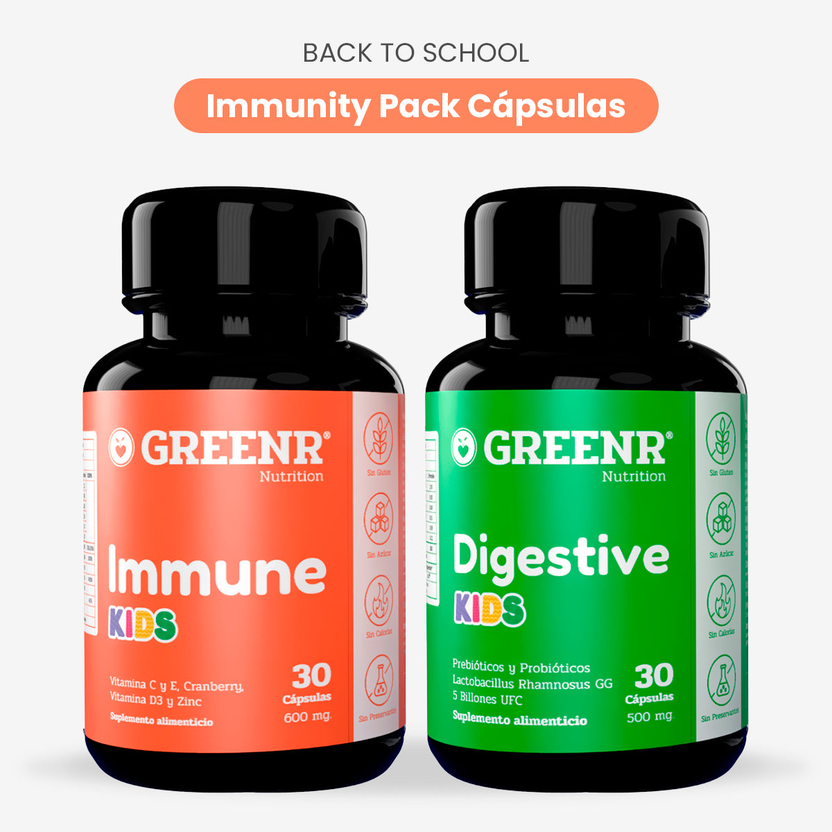 🛡 Immunity Kids Pack Cápsulas 🦠