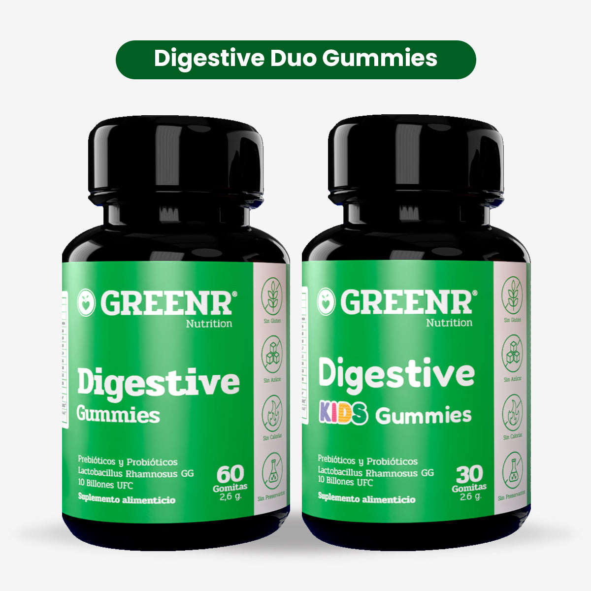 Digestive Gomitas Duo, Adulto y Niño