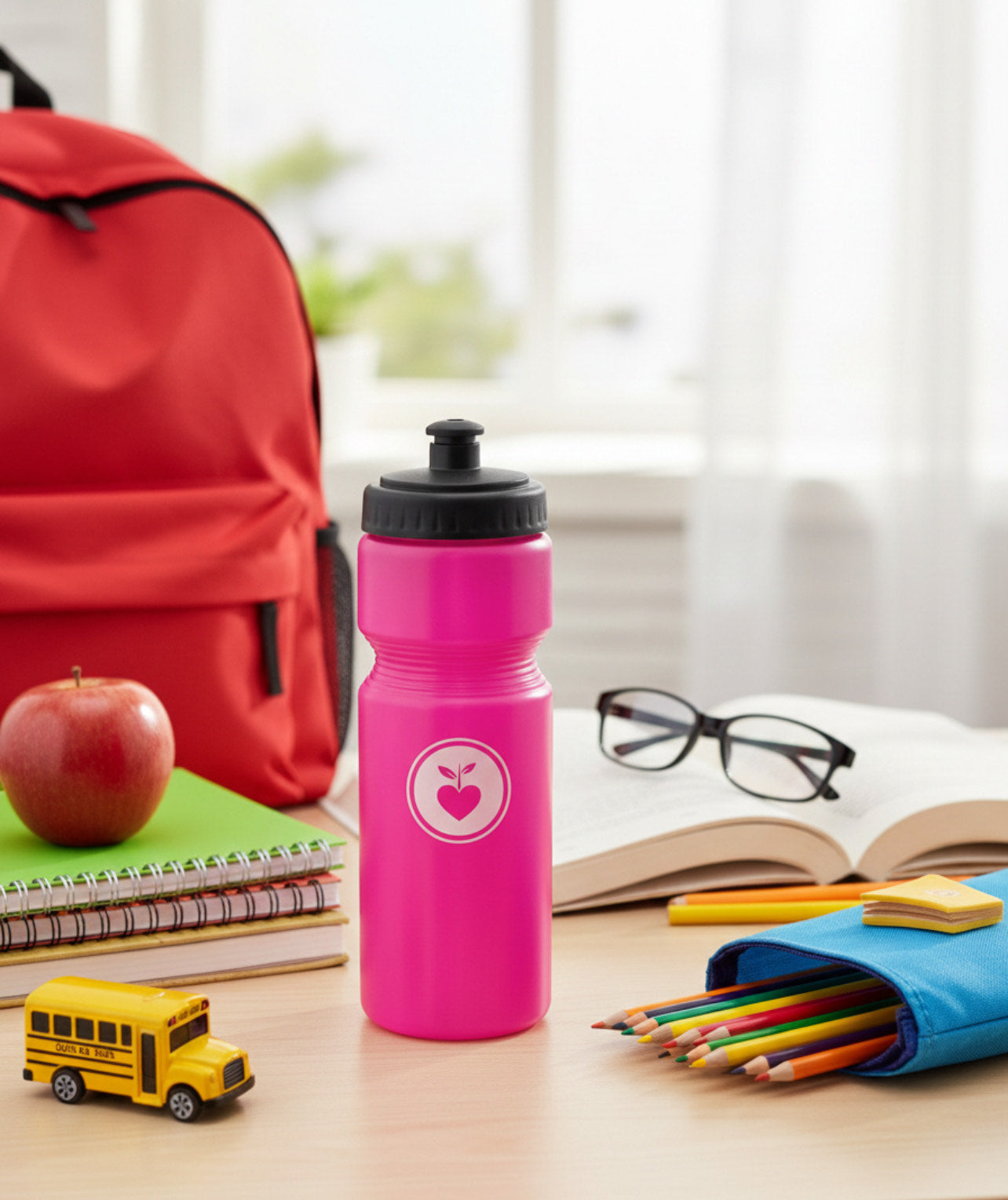 Botella Deportiva Rosa