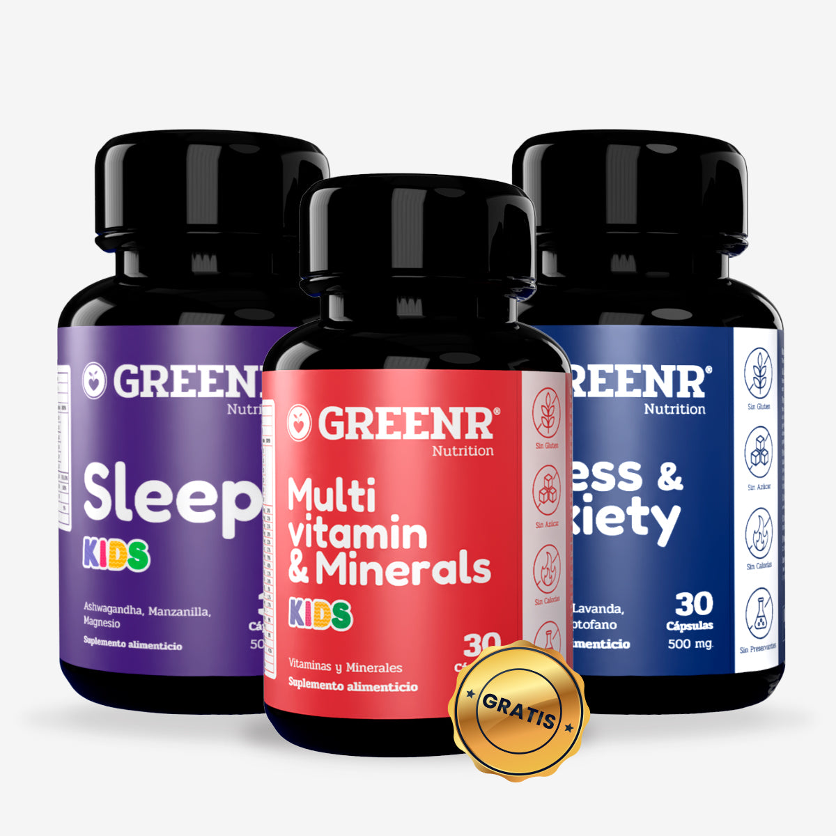 SUPER BOGO 3X2: COMPRA SLEEP KIDS + STRESS KIDS + LLEVA MULTI KIDS GRATIS + 40% OFF+ ENVIO GRATIS