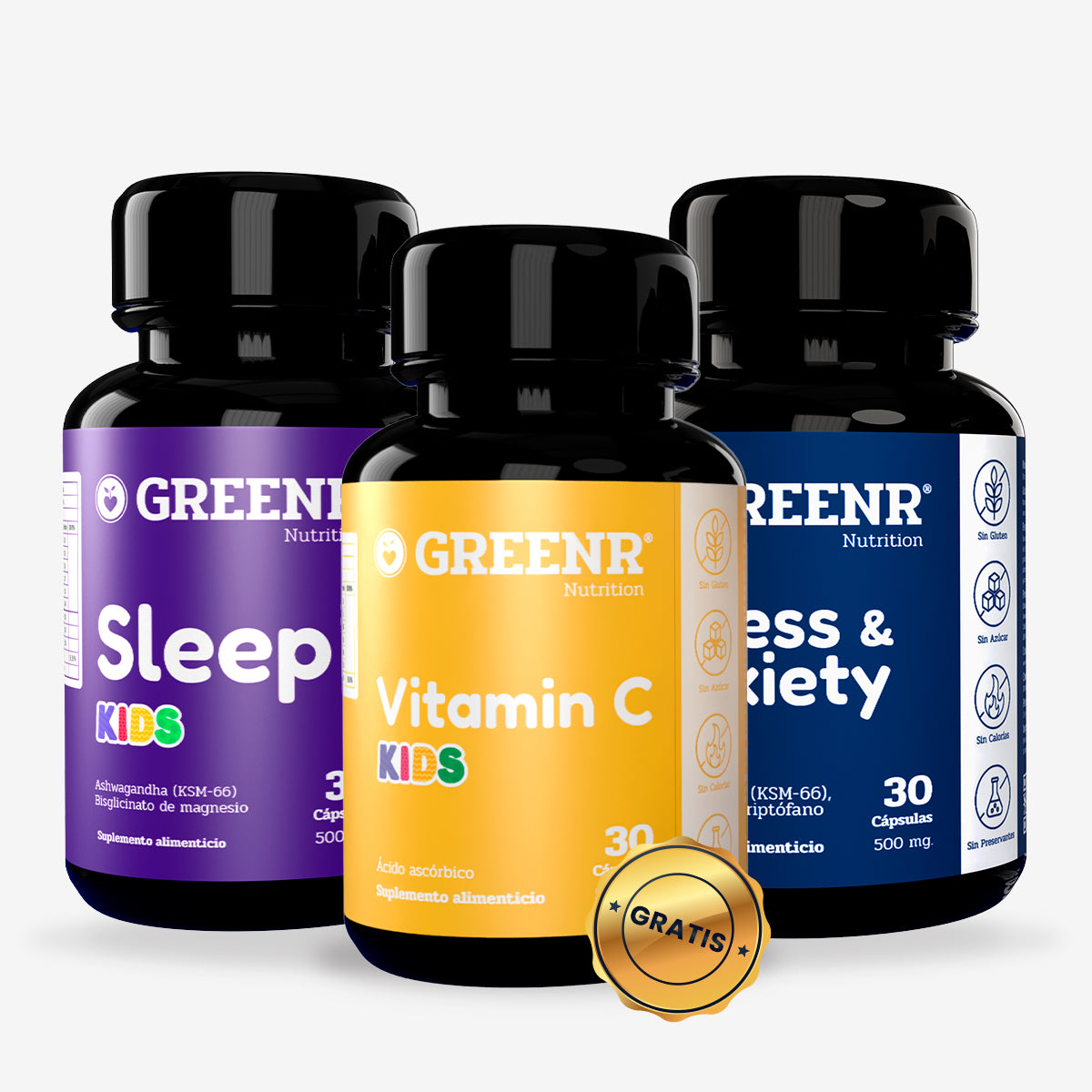 3X2: SLEEP KIDS + STRESS KIDS + VITAMIN C KIDS GRATIS