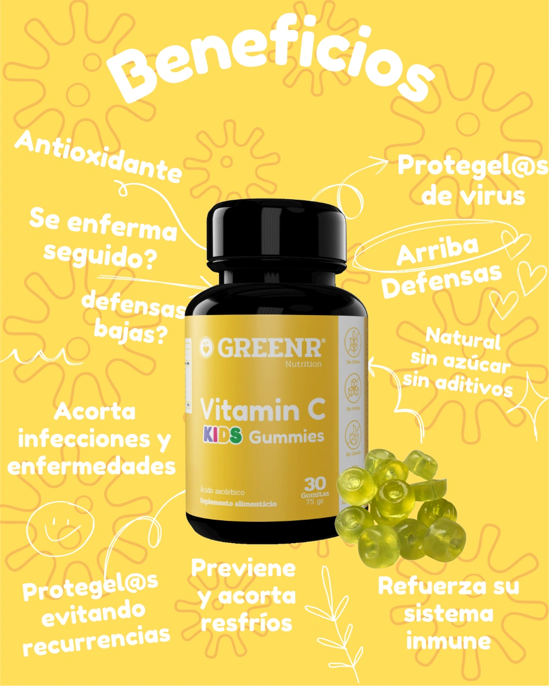 Vitamina C Kids Gomitas Pre venta (tiempo limitado)