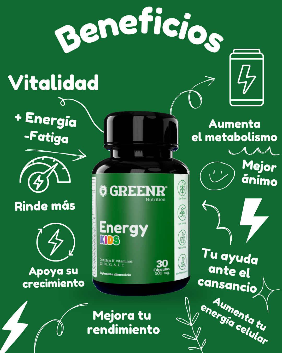 Energy Kids Cápsulas