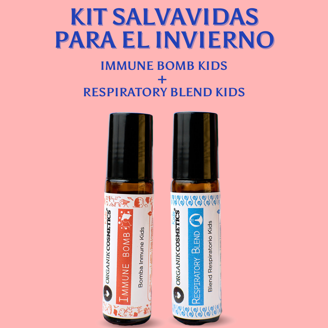 Kit Salvavidas para el Invierno Kids / Inmune Bomb Kids + Respiratory Blend Kids